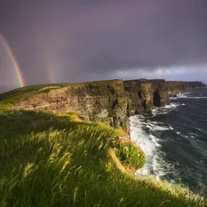 Rainbow Print at Cliffs of Moher, Doolin Rainbow Print at Cliffs of Moher, Doolin