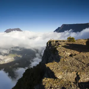 Reunion Island, Cirque de Mafate, Le Maido, Cirque view from Piton Maido Peak