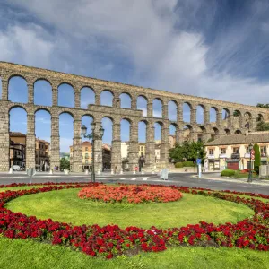 Heritage Sites Antique Framed Print Collection: Old Town of Segovia and its Aqueduct