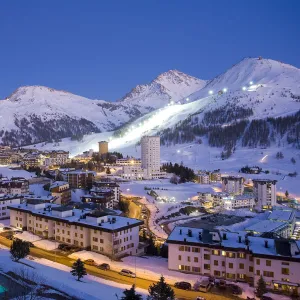 Sestriere Ski Resort (Site of 2006 Winter Olympics), Turin Province, Piedmont, Italy