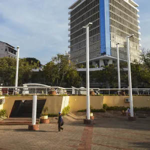 Skyscraper in Plaza de los Heroes, Asuncion, Paraguay