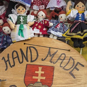 Souvenir dolls in Hlavne Nam (Main Square), Bratislava, Slovakia