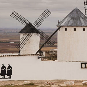 Spain, Castile-La Mancha Region, Ciudad Real Province, La Mancha Area, Campo de Criptana