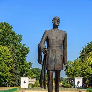 Statue for Charles de Gaulle at Piata Charles de Gaulle, Bucharest, Walachia, Romania