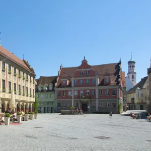 Steuerhaus, Memmingen, Allgaeu, Bavaria, Germany