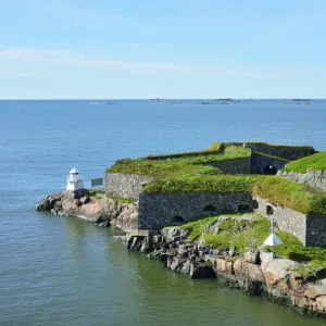 Suomenlinna Sea Fortress in the Helsinki bay. A Unesco World Heritage Site. Finland