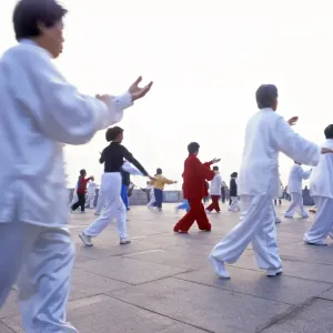 Taì Qí suon Il Bund, Shanghái, Cina Taì Qí suon Il Bund, Shanghái, Cina