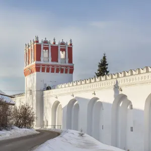 Tower of Novodevichy Convent, Moscow, Russia