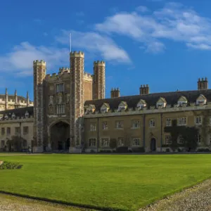 UK, England, Cambridge, University of Cambridge, Trinity College, Great Court