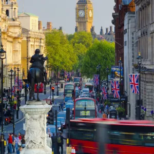 UK, England, London, Whitehall and Big Ben