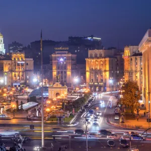 Ukraine, Kyiv, Maidan Nezalezhnosti (Independence Square), Maidan Square