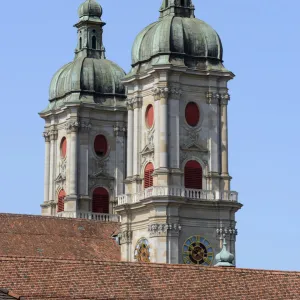 UNESCO World Heritage Site, Cathedral of St. Gallenu, Old City, Switzerland, Europe