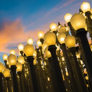 Urban Light Sculpture, LACMA, Los Angeles, California, USA