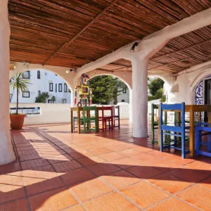 Uruguay, Maldonado Department, Punta Ballena, Terrace of the Casapueblo Museum