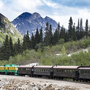 USA, Alaska, Skagway, historic White Pass Railway
