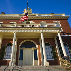 USA, Massachusetts, Salem, Salem Custom House, detail