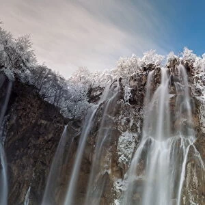 Veliki Slap waterfall of Plitvice Lakes National Park, Plitvicka Jezera