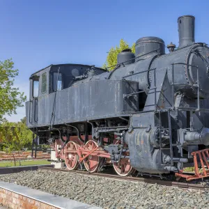 Vintage steam locomative, Tabriz, East Azerbaijan province, Iran