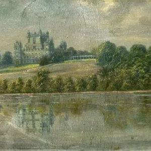 Wollaton Hall, Nottingham, from the Lake - Unknown Artist