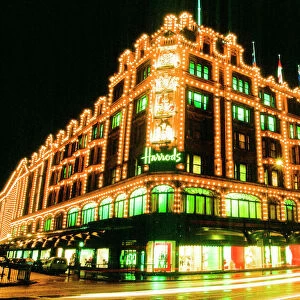 Harrods department store in Knightsbridge London UK