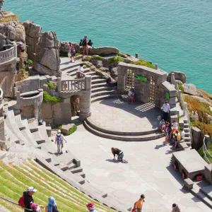 The Minack theatre at Porthcurno in Cornwall, UK