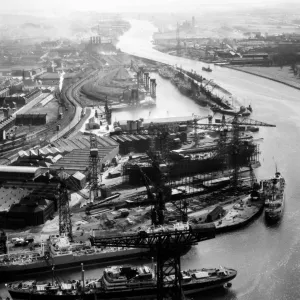 John Browns Shipyard, Clydebank, 1950