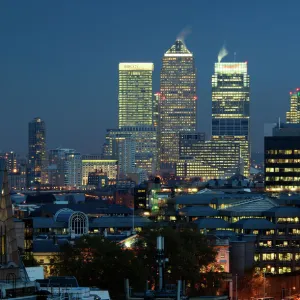 Towers Photographic Print Collection: Canary Wharf