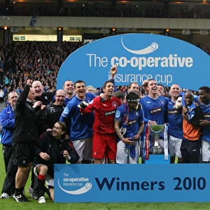 Rangers FC: Triumphant Victory in the Co-operative Cup - Team Celebrates