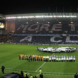 Rangers FC vs Barcelona: Champions League Group E Showdown at Ibrox - Fans in Action