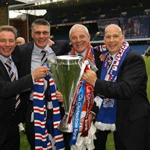 Rangers Football Club: 2008-09 Clydesdale Bank Premier League Champions - Celebrating Victory with McCoist, Stewart, Smith, and McDowall (Rangers' Triumphant Team)