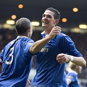 Rangers' Kyle Lafferty Scores the Stunner: 2-0 vs Dundee United (Clydesdale Bank Scottish Premier League, Ibrox Stadium)