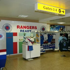 Rangers retail Glasgow Airport shop