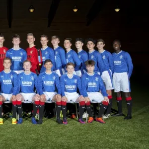 Rangers U17 Team Picture - The Rangers Football Centre