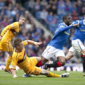 Rangers vs Motherwell: Edu vs Hutchinson - A Football Rivalry at Ibrox Stadium (0-0)