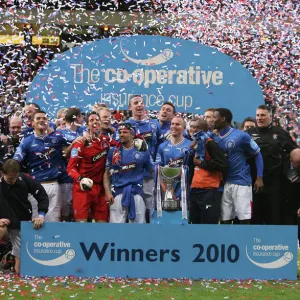 Trophies Framed Print Collection: Co-operative Insurance Cup Winners 2010