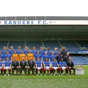 Rangers Team Previous Seasons Jigsaw Puzzle Collection: 2008-09 Squad