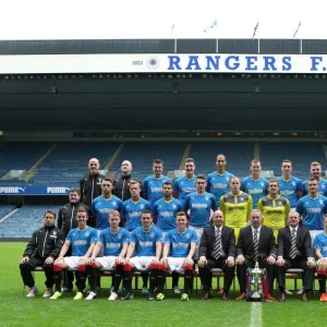 Season 2013-14 Photographic Print Collection: Rangers Team 2013-14