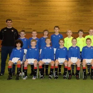 Soccer - Rangers - Youth Player Under 11s Team Group - Murray Park