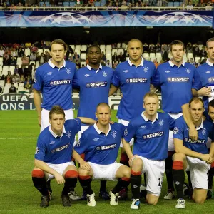 European Nights Photographic Print Collection: Valencia 3-0 Rangers