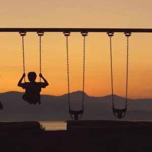 COOLING OFF AFTER SUNSET ON RECORD HOT DAY