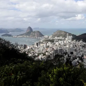 A general view shows building in Rio de Janeiro