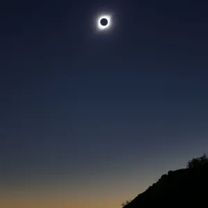 A solar eclipse is observed at Coquimbo