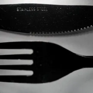 Stainless Steel cutlery is seen in Manchester