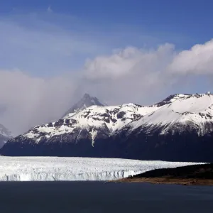 View of Argentinas Perito Moreno glacier near the city of El Calafate