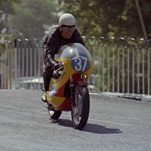 Andy Manship Padgett Yamaha Practice For The 1970 Junior TT. He Non-started The Race