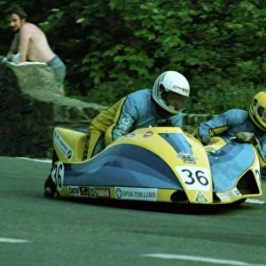 Bjorn Andersson & Lasse Nordstrom (Windle Yamaha) 1982 Sidecar TT
