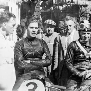 Bob Keeler Norton Dennis Parkinson 1953 Senior Manx Grand Prix