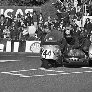 Brian Mee & Colin Newbold (BSA) 1973 750 Sidecar TT