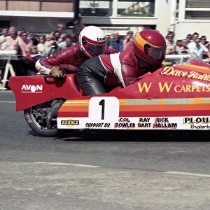 Dave Hallam Barry Dunn Windle Yamaha 1985 Sidecar TT