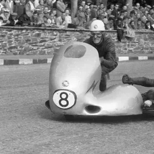 Jackie Beeton & Eddie Bulgin (Norton) 1959 Sidecar TT